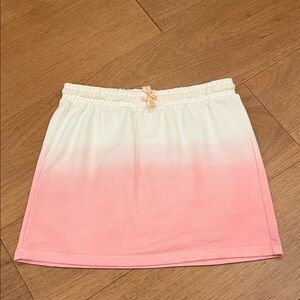 Crewcuts Pink and White Ombre Mini Skirt
